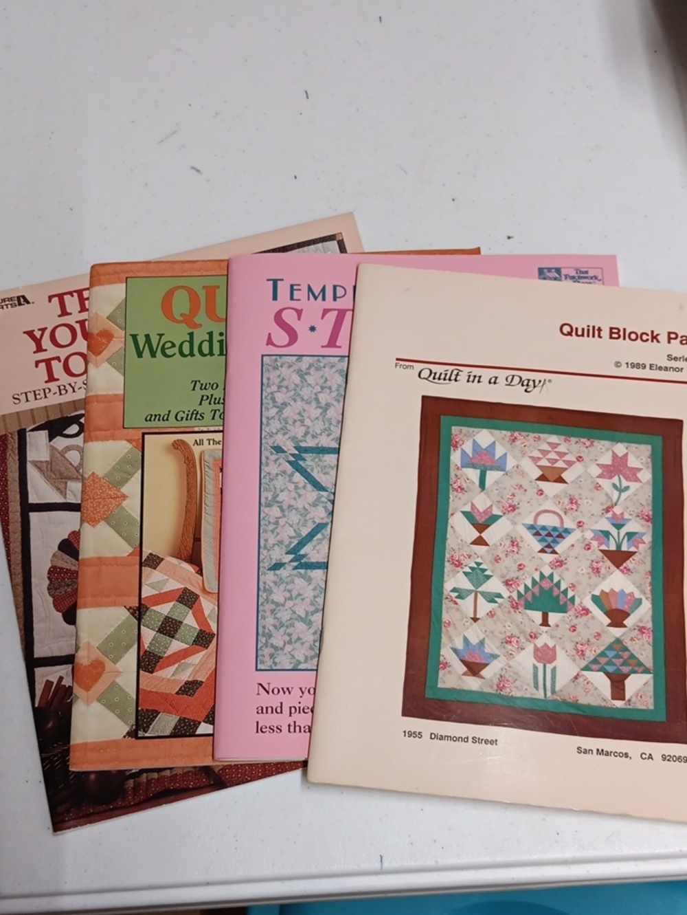Quilt Pattern Booklet Set - Assorted  Quilting Pattern Books